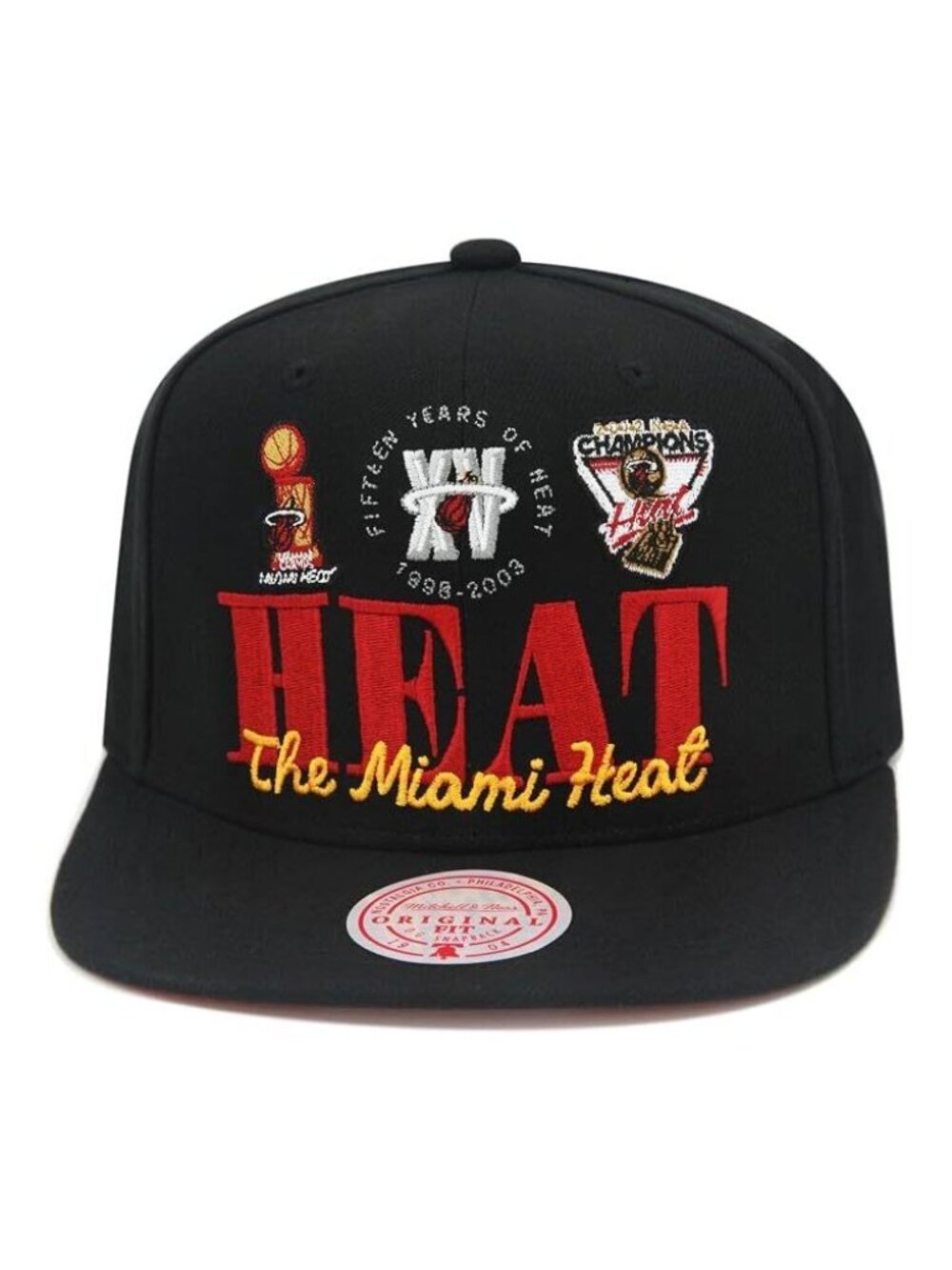 Mitchell & Ness Miami Heat NBA Reframe Retro Snapback Hat Cap